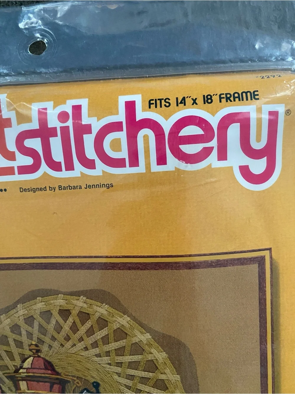NEW Vintage 80s Sunset Stitchery Antique Ware Still Life Crewel Kit 2292 14x18”